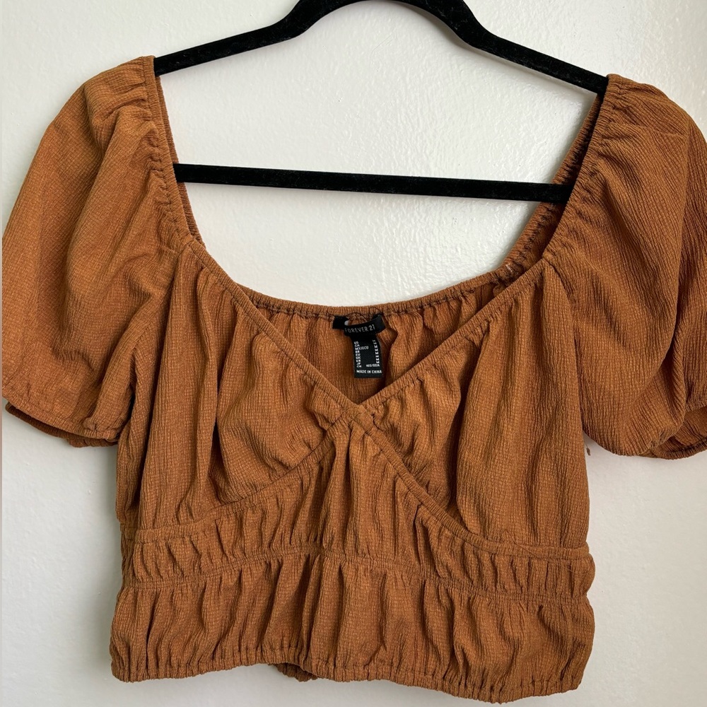 Crop top off the shoulder top